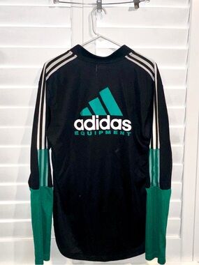Adidas Men Tiro EQT Track Top Jacket Black Athletic Run Casual Jacket